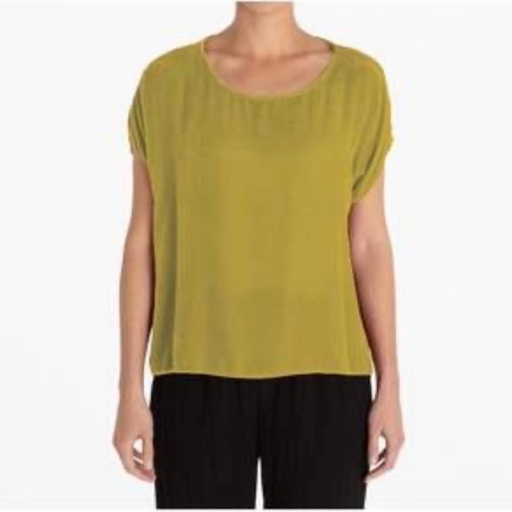 LOFT Olive Green Women's Blouse NWT Large